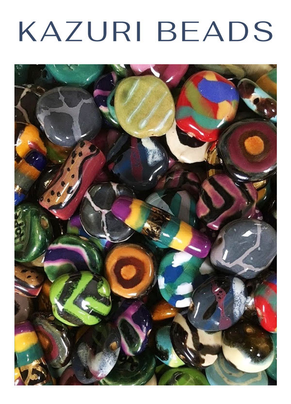 Kazuri Beads, grid of beautiful beads